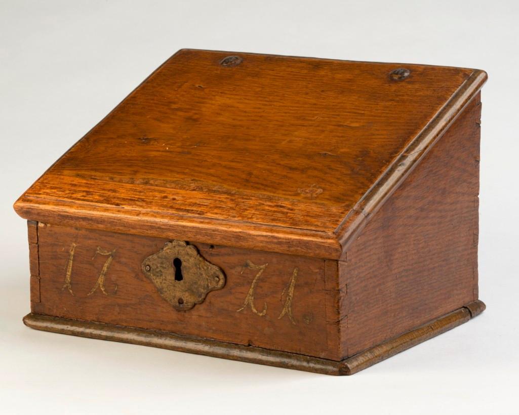 European Bible Box, Dated 1771. (1 of 2)
