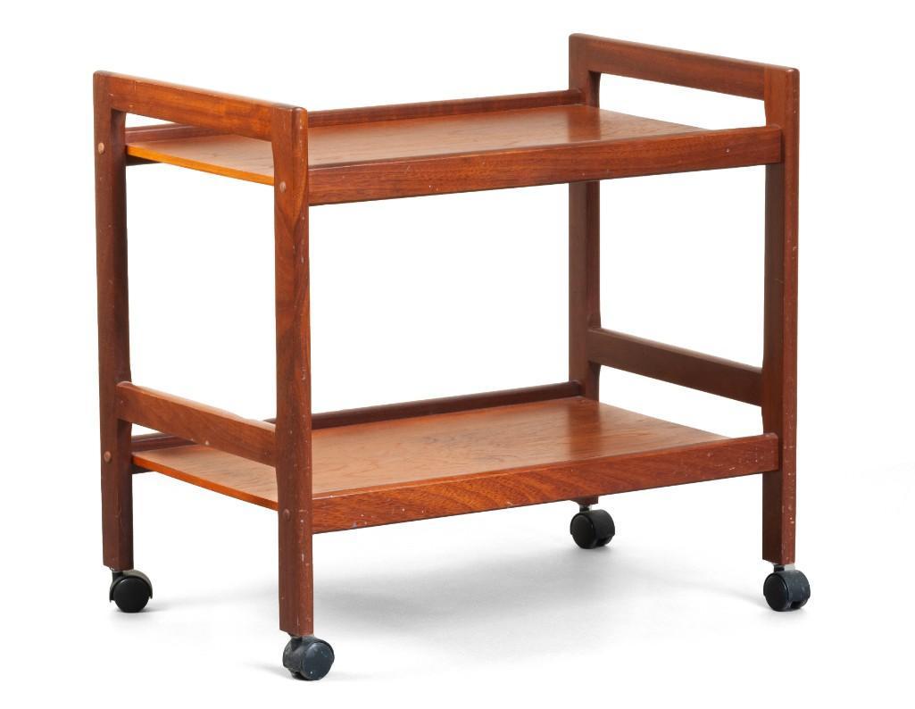 Mid Century Modern Bar Cart.: Height 25 inches, width 27 inches, depth 18 inches. Detailed condition reports are available upon request. Due to the current stay at home order, in-person preview will not be available until May 1 It