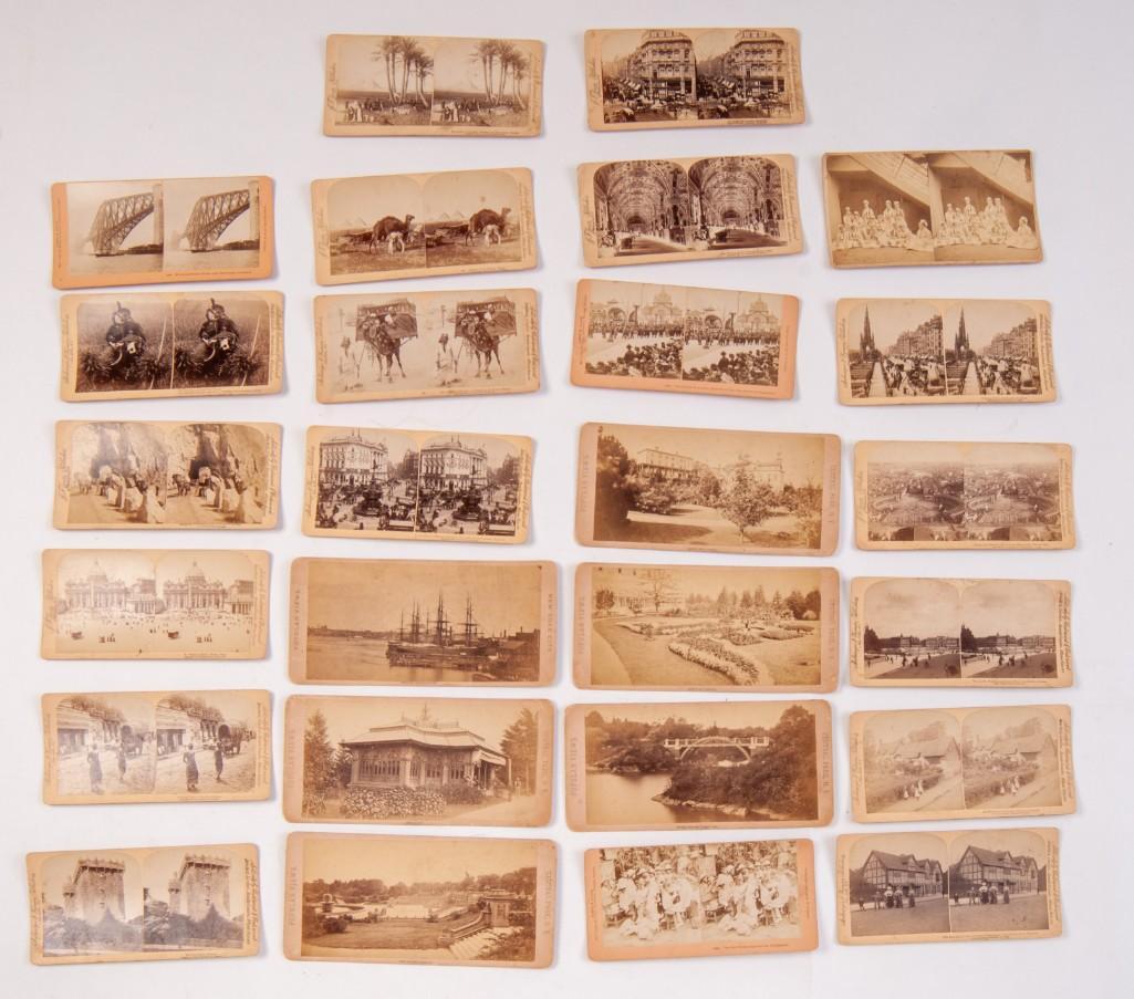Group of Stereo Viewer Slides.: Twenty six total, including views of Central Park, views by Underwood & Underwood, and others.