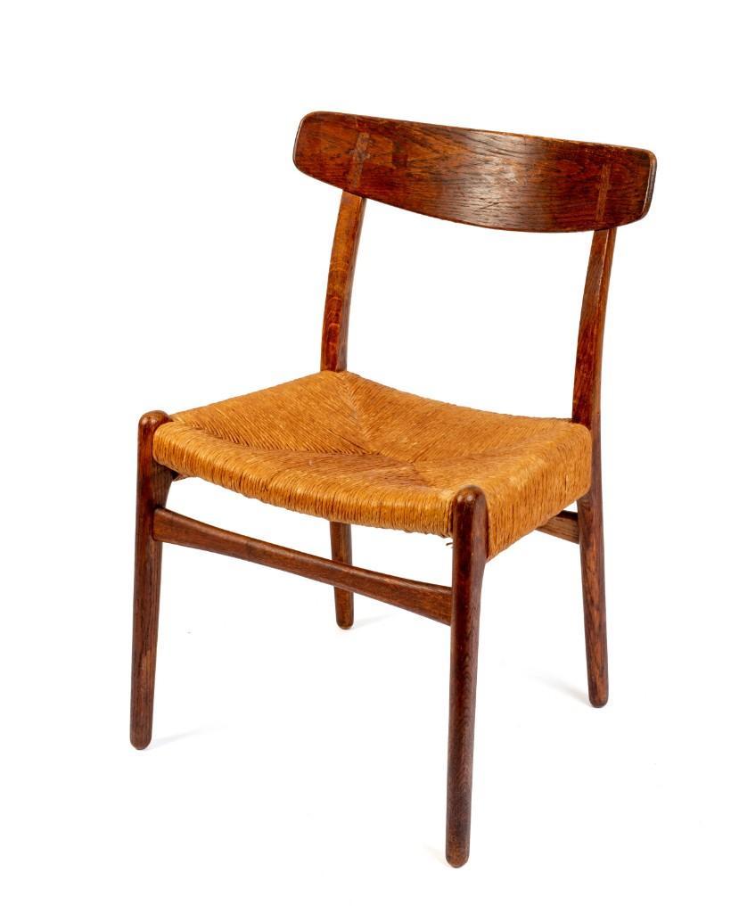 Hans Wegner CH23 Desk Chair.: Seat height 17 inches.