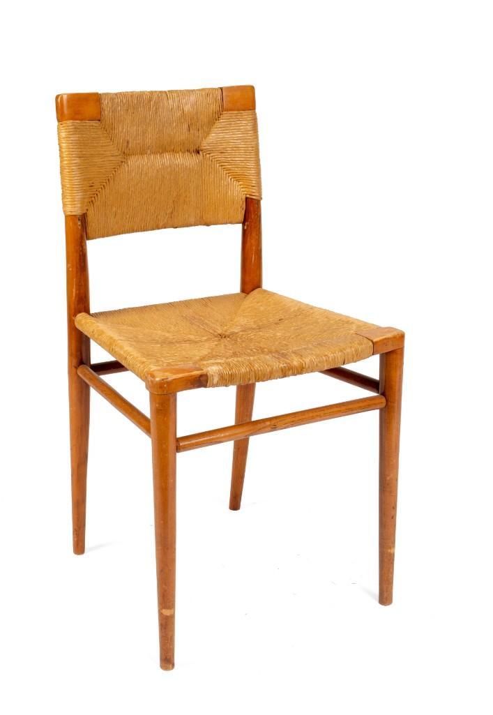 Mel Smilow Rush Seat Chair.: Seat height 18 inches