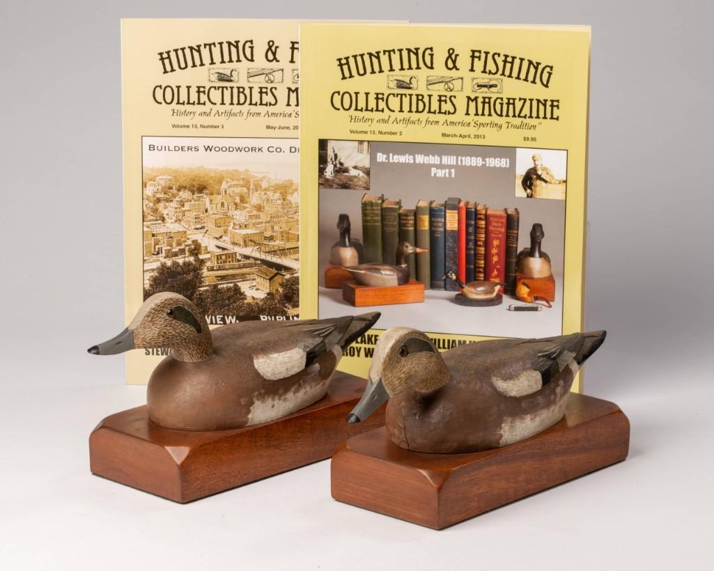 Dr. Lewis Webb Hill. Pair of Duck Bookends. (1 of 7)