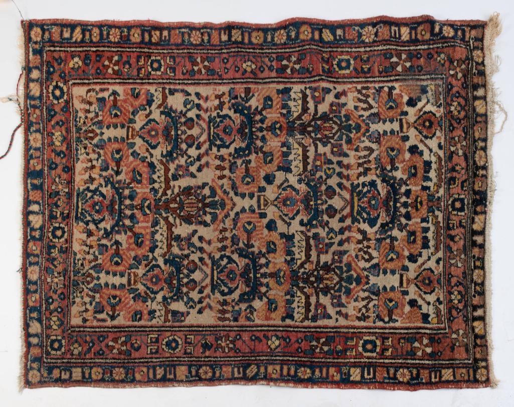 Oriental Scatter Rug, Early 20th Century. (1 of 2)