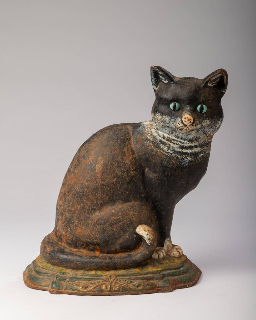 Cast Iron Cat Doorstop. (1 of 2)