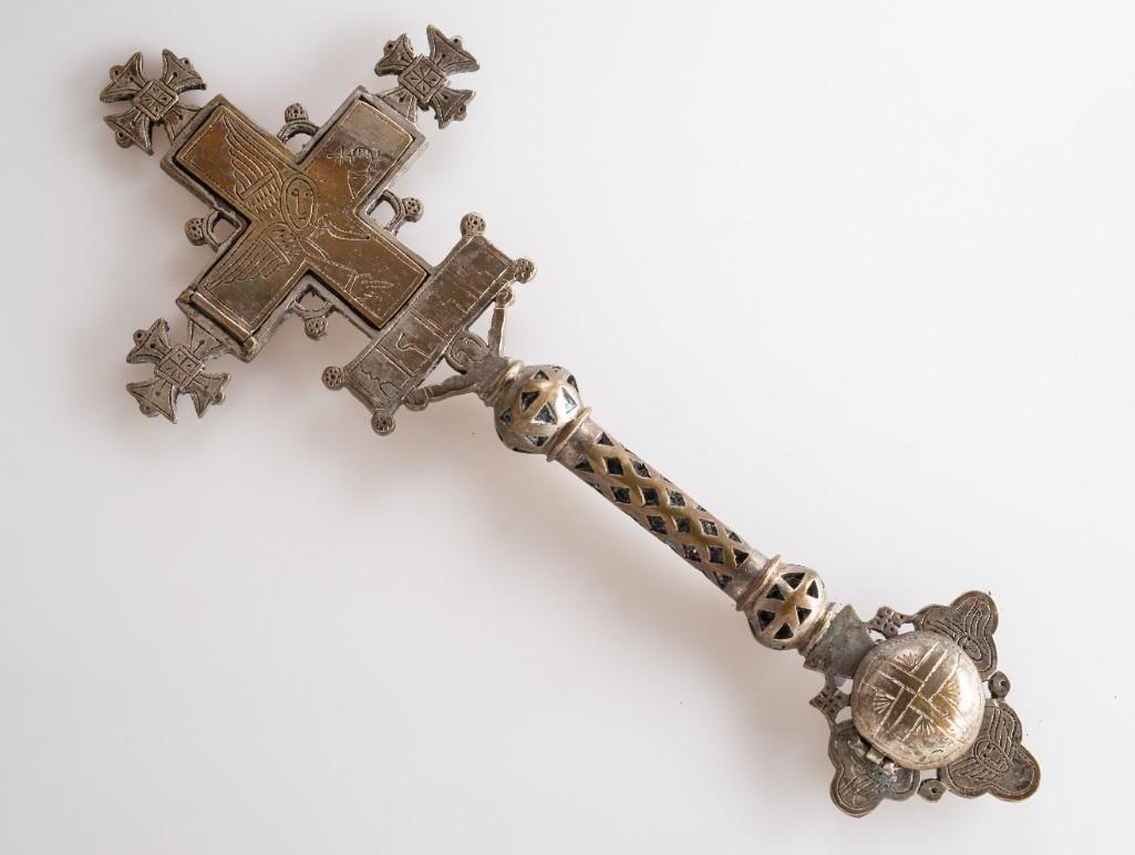 Ethiopian Coptic Metal Cross. (1 of 3)