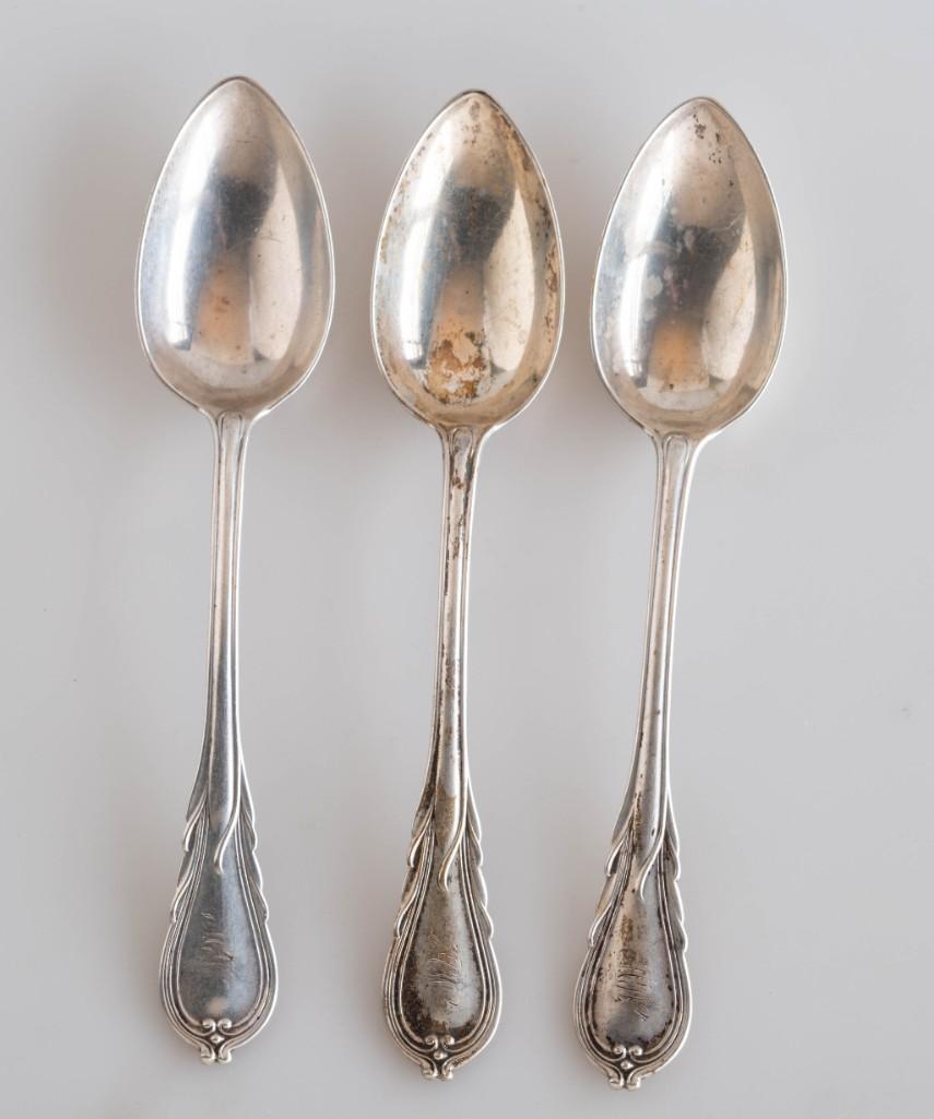 Three Wilkens German Silver Spoons. (1 of 2)