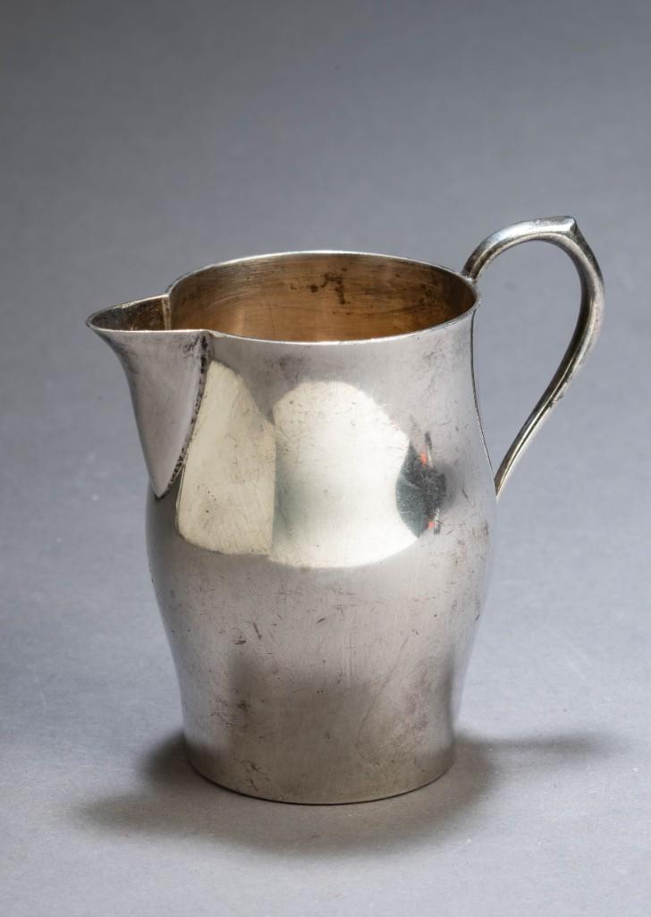 Sterling Silver Creamer.: Height 3 inches, 106 grams.