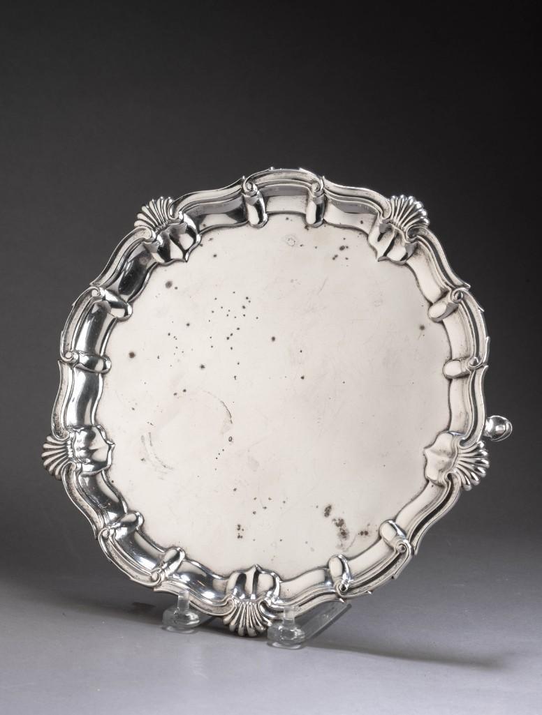 William Comyns Sterling Footed Tray. (1 of 3)