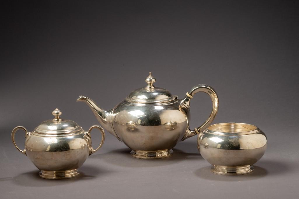 S. Kirk & Son Sterling Silver Tea Service. (1 of 2)