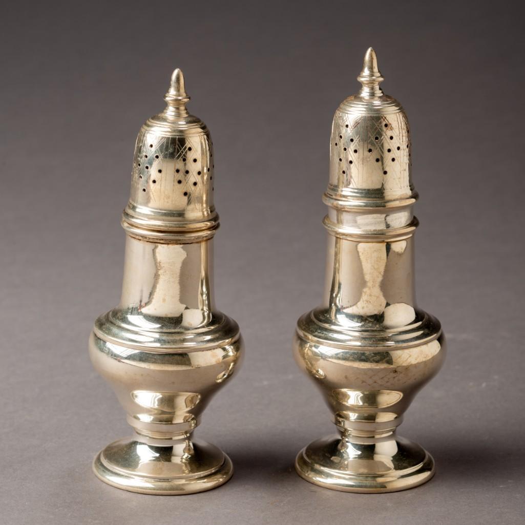 Pair of Sterling Silver Casters. (1 of 2)