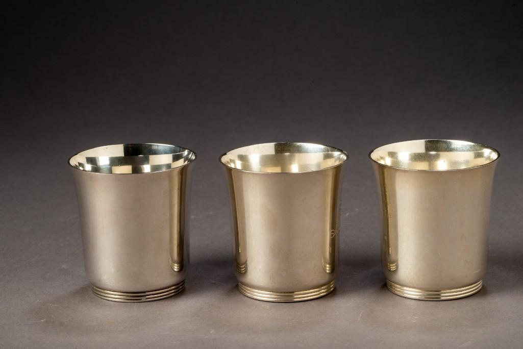 Three S. Kirk & Son Sterling Silver Jiggers. (1 of 4)