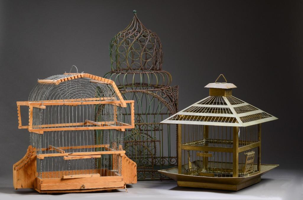 Three Decorative Birdcages. (1 of 4)