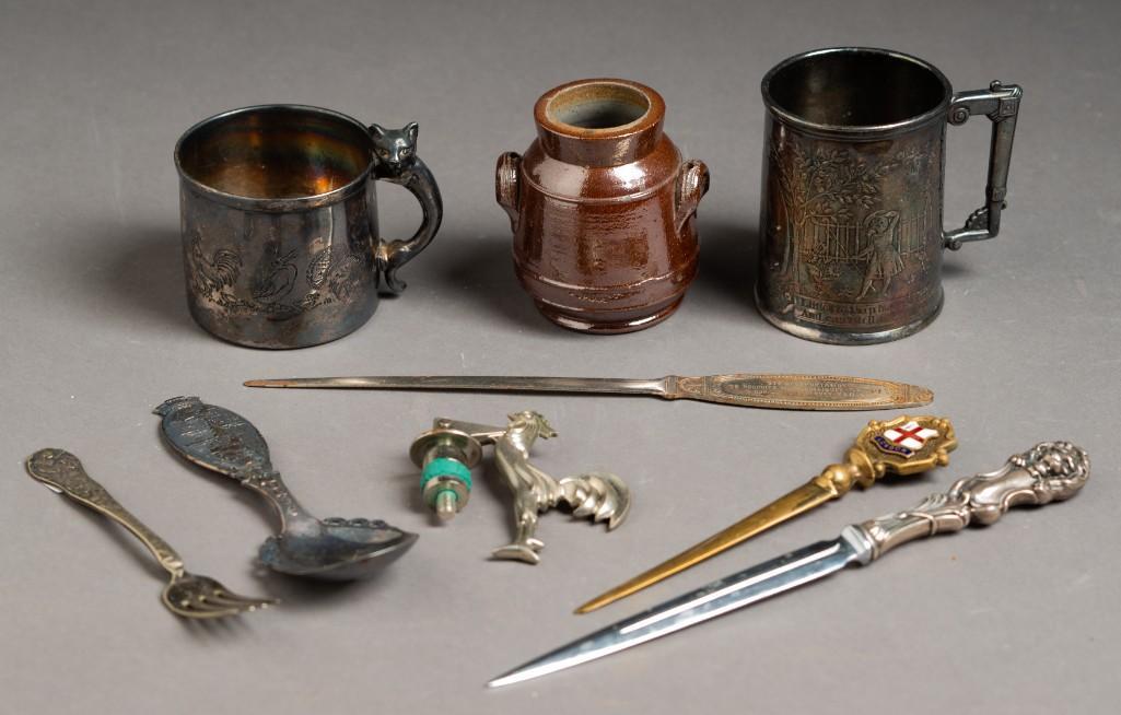 Group of Small Table Objects. (1 of 4)