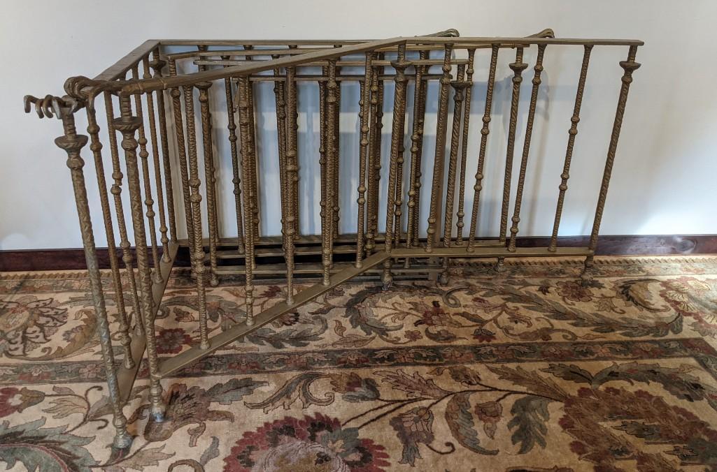 Ornamental Gilt Gate and Railings. (1 of 3)