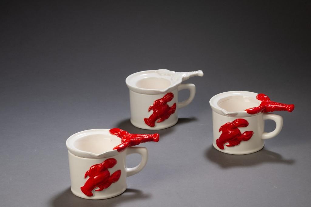 Three Piece Lobster Butter Set. (1 of 2)