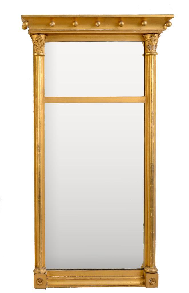 Federal Gilt Mirror. (1 of 2)