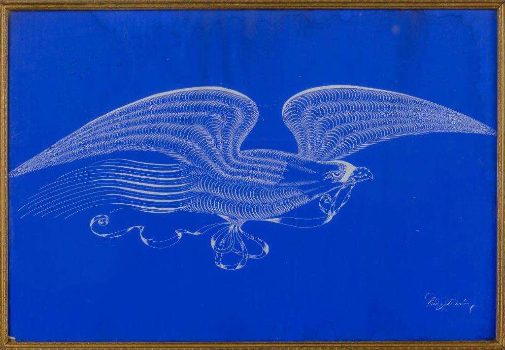 Eagle Illustration by Fred Martin. (1 of 4)