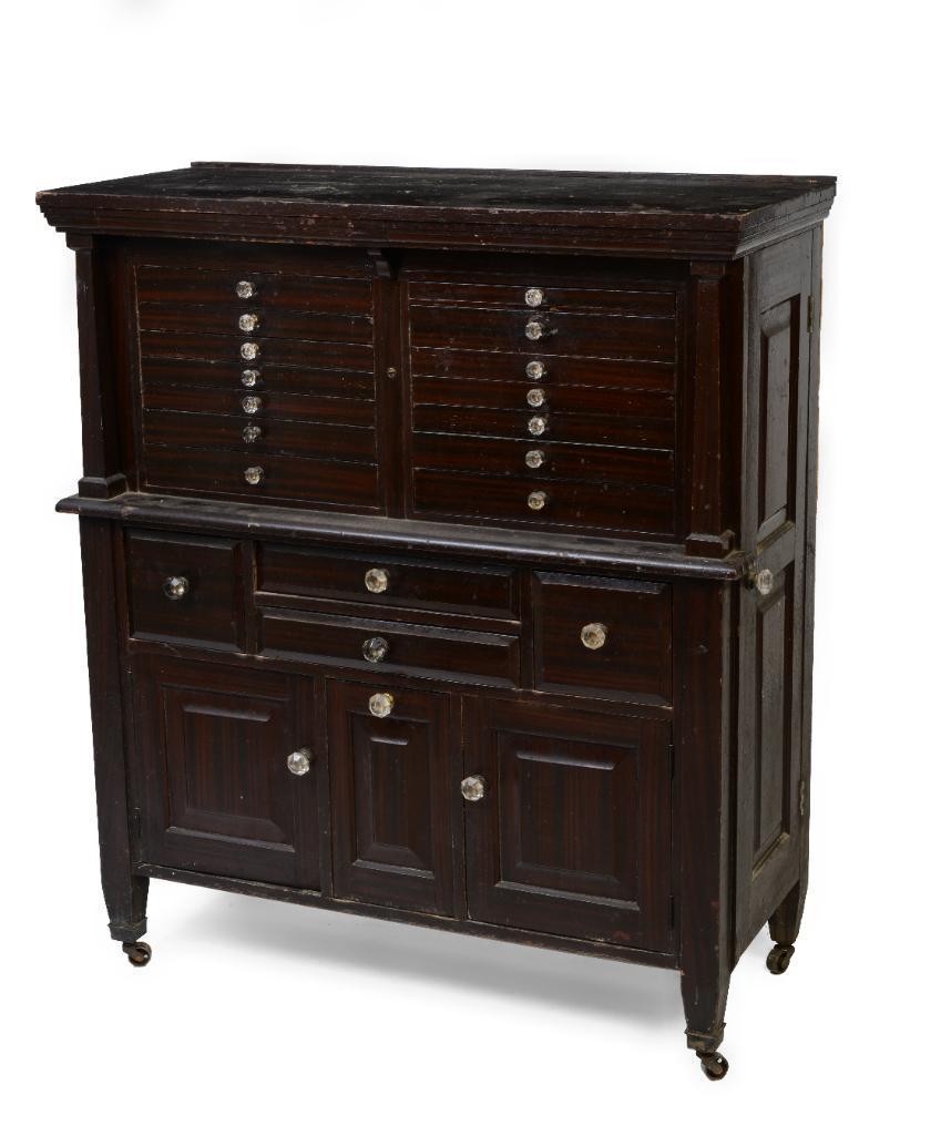 Early 20th C. Dental Cabinet. (1 of 3)