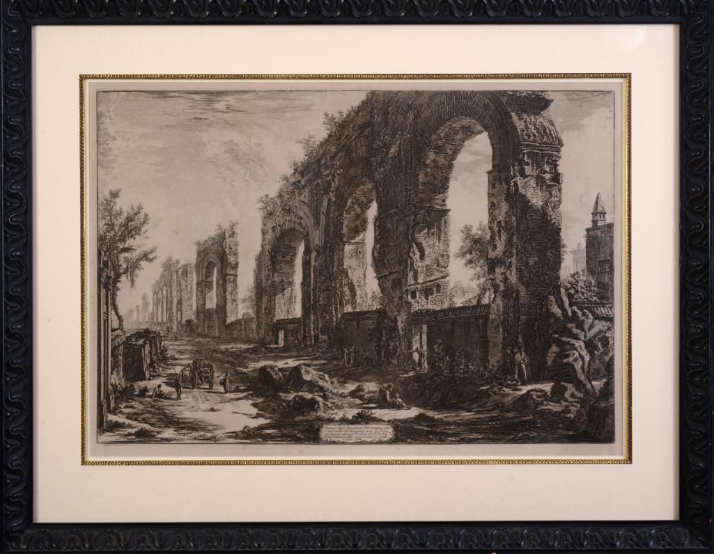 Giovanni Piranesi Etching. (1 of 2)