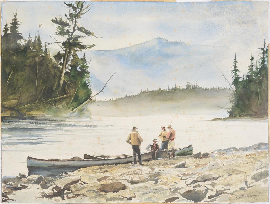 Scott Zuckerman. A Break From Fishing. (1 of 3)