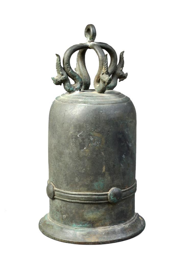 Thai Bronze Temple Bell. (1 of 2)