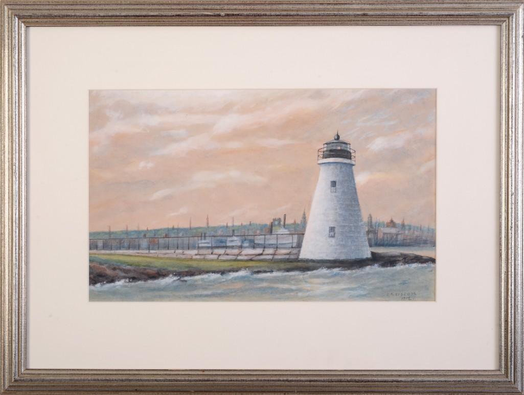 Edward R. Sisson. Lighthouse. (1 of 2)