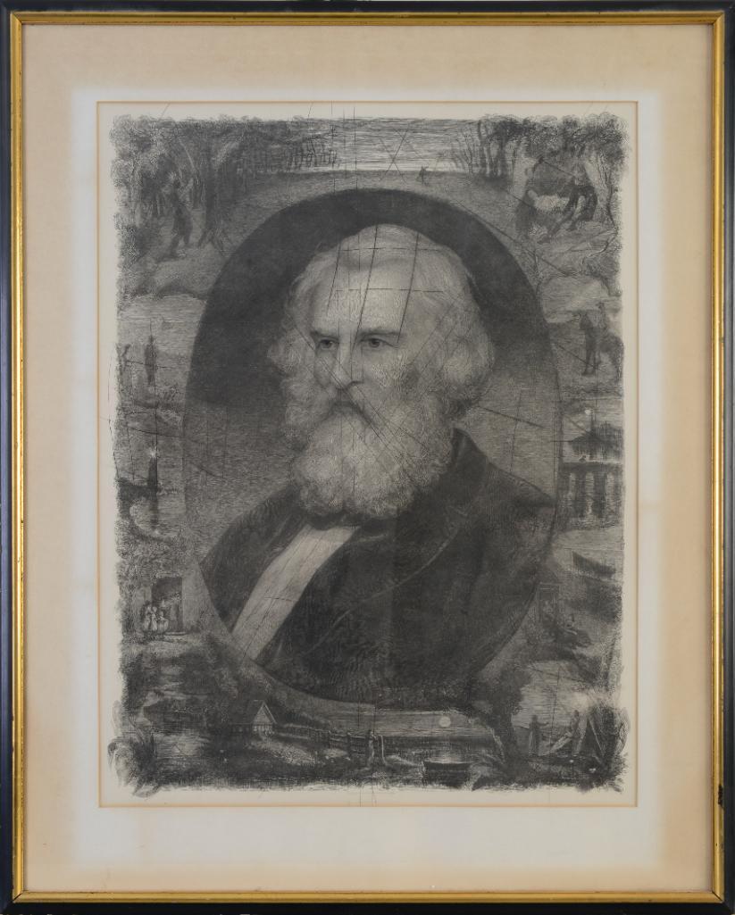 19th Century Etching. (1 of 2)