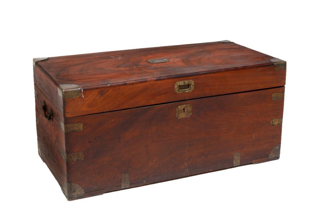 19th c. Chinese Camphorwood Chest. (1 of 5)
