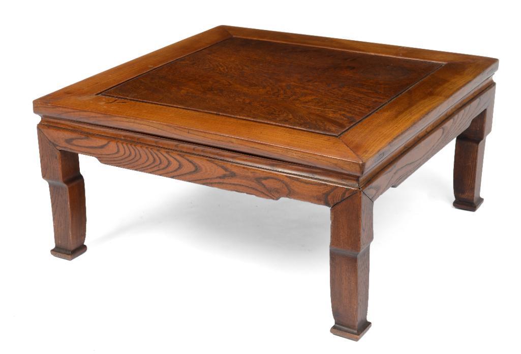 Japanese Hardwood Low Table. (1 of 2)