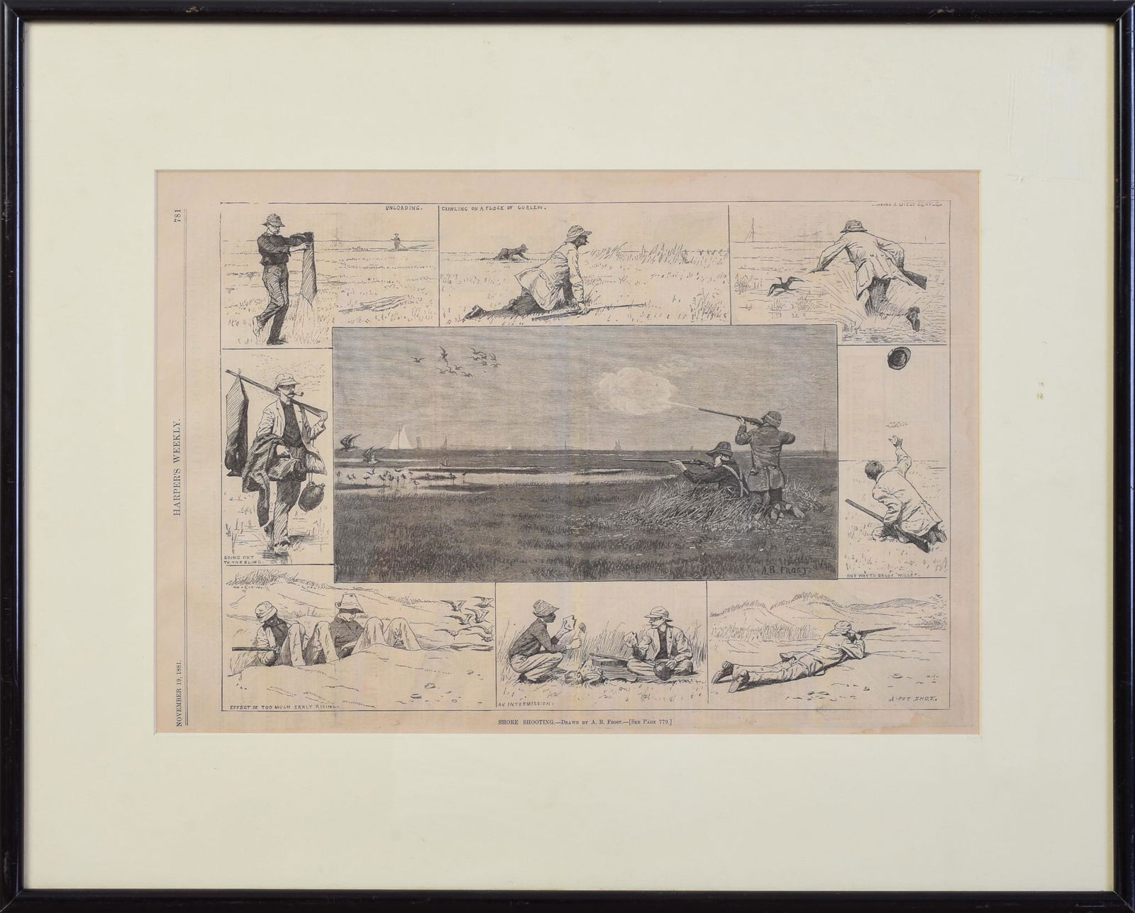 Harper's Weekly Illustration by A.B. Frost. (1 of 1)