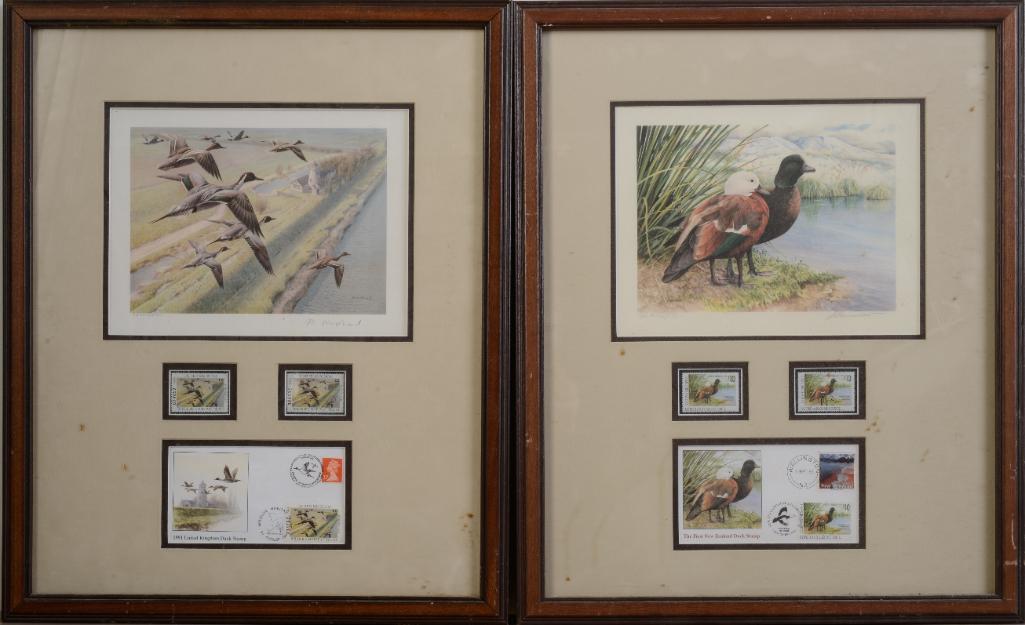 Eight Consevation Stamp Prints. (1 of 5)