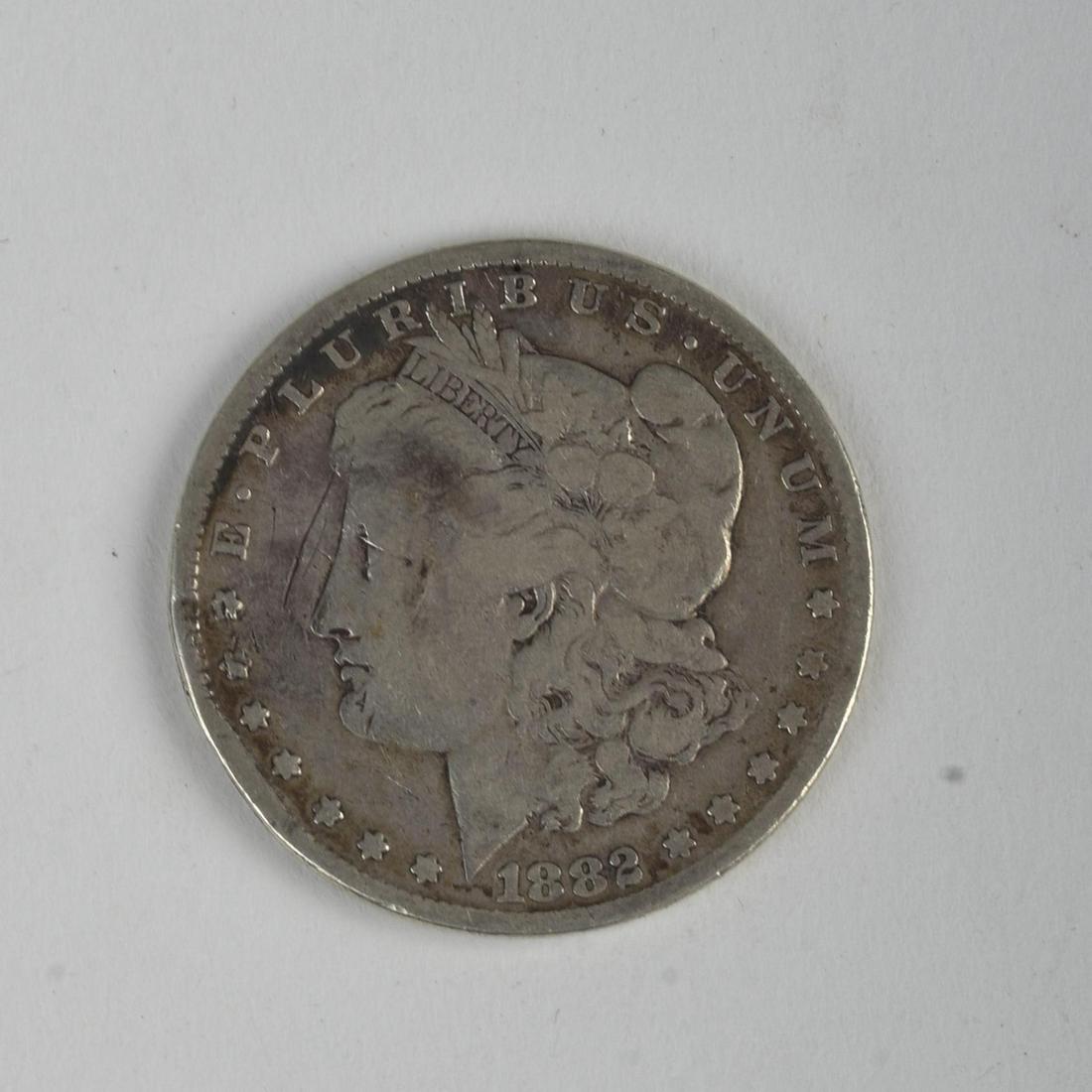 1882 Morgan Silver Dollar.: Ungraded.