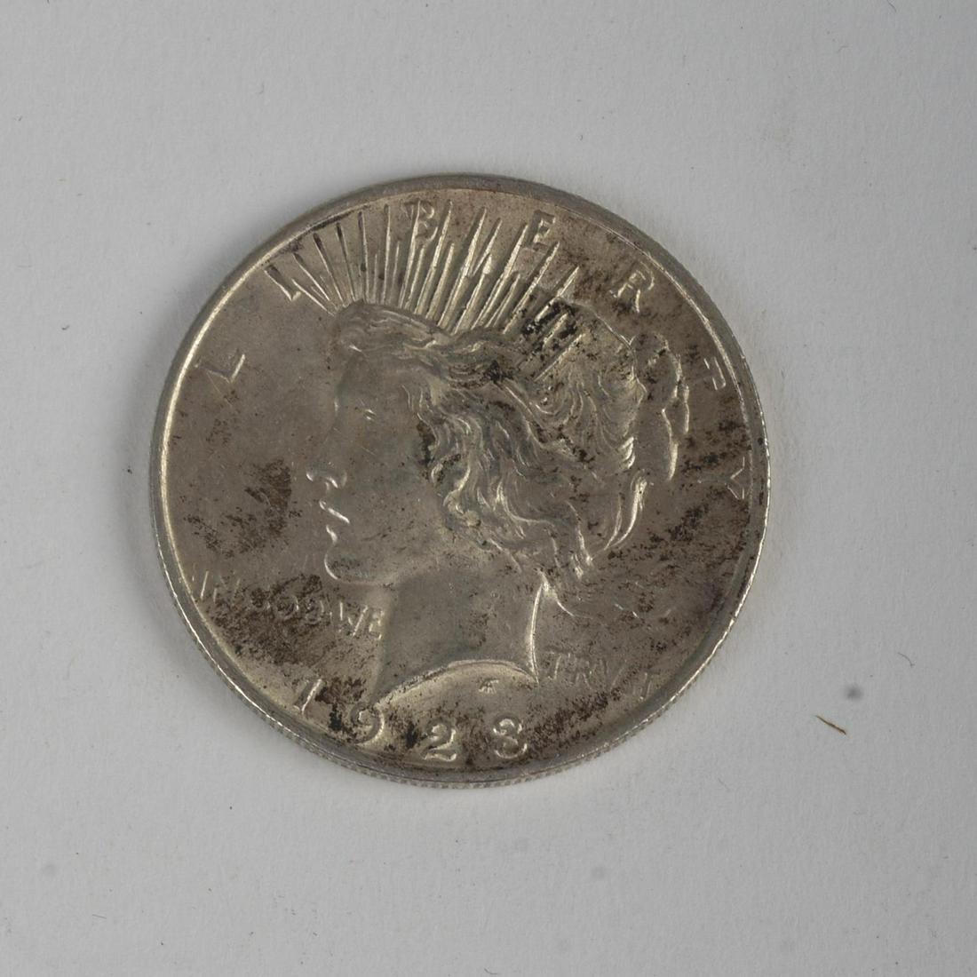 1923 Peace Silver Dollar.: Ungraded.