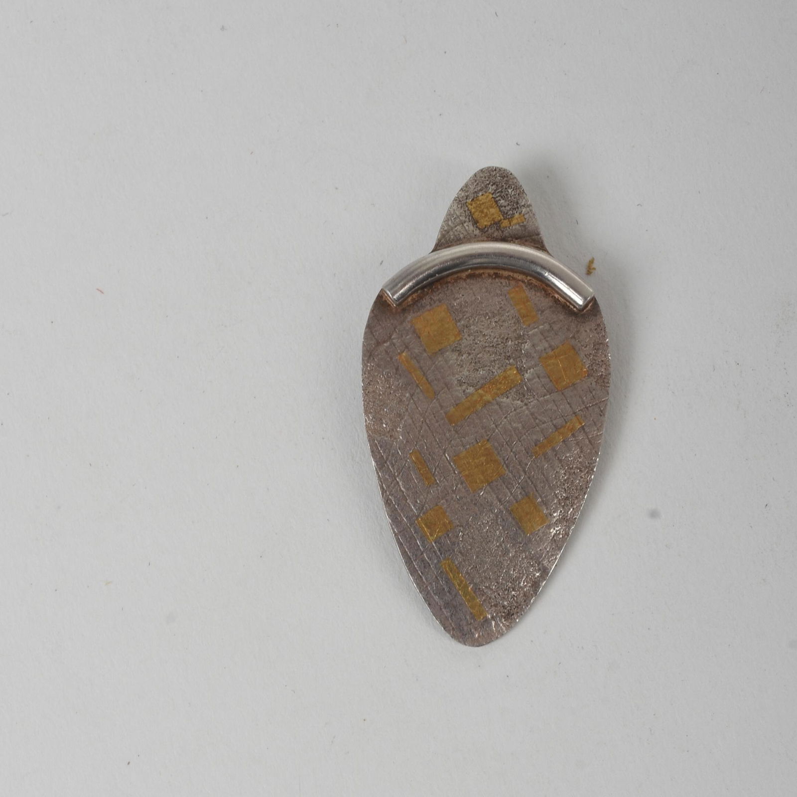 Blair Labella Sterling & 24K Abstract Pin. (1 of 2)