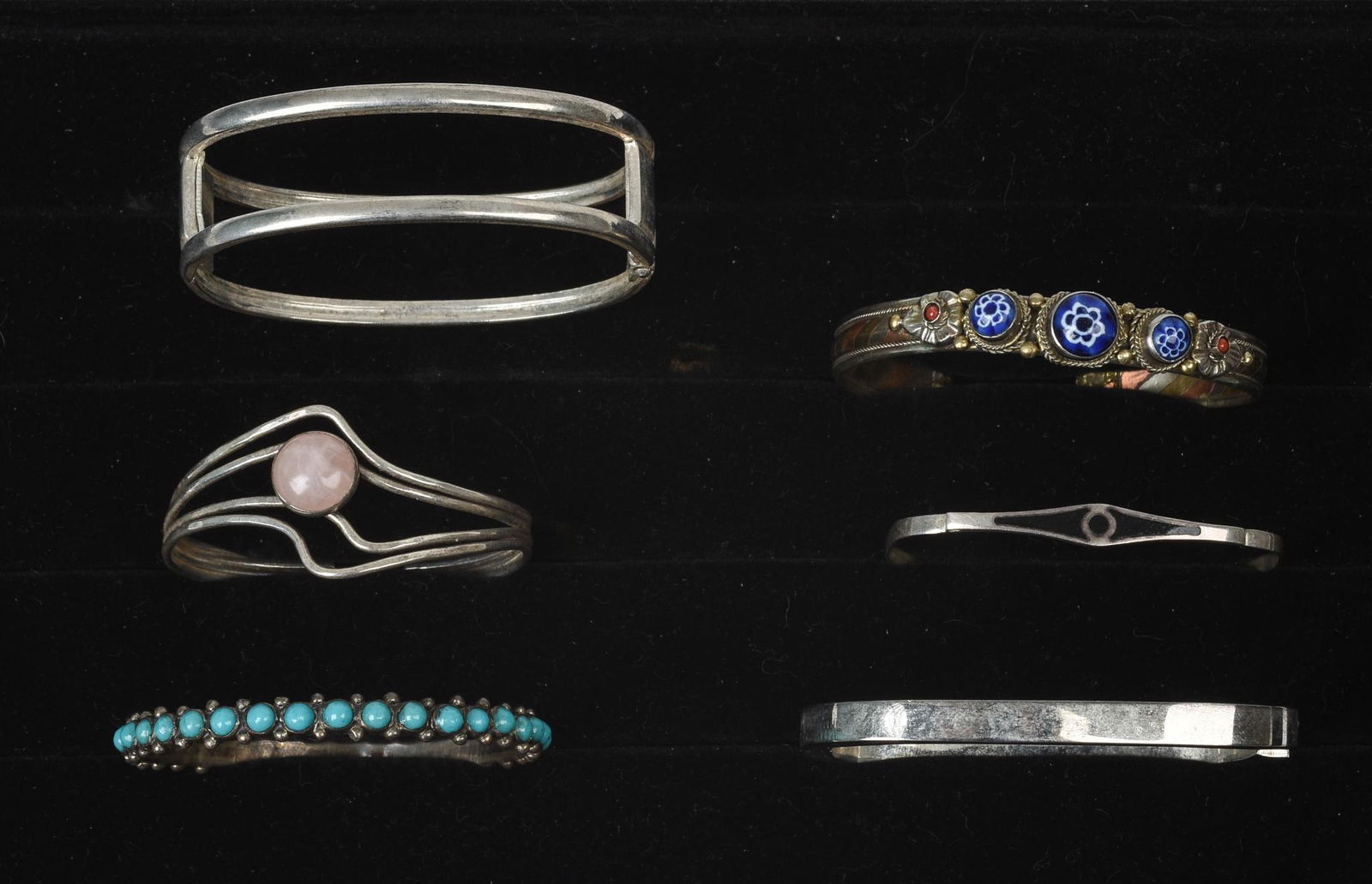 Six Silver Bracelets. (1 of 3)