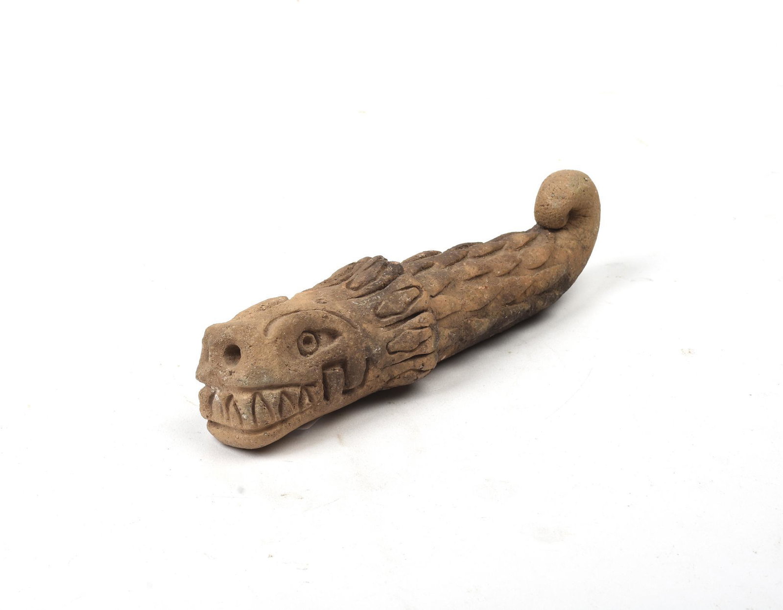 Pre-Colombian Style Artifact.: Length 7 inches.