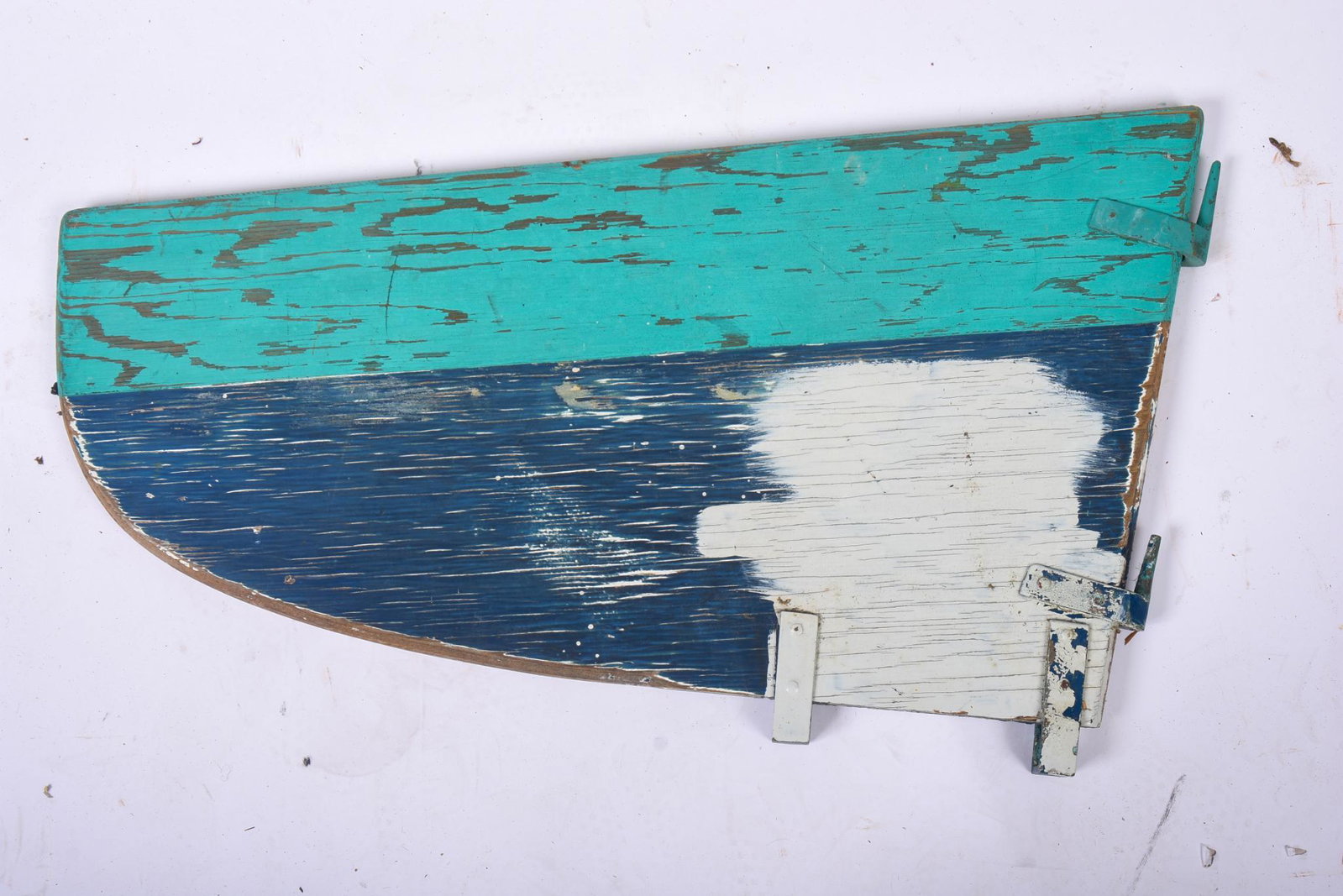 Vintage Boat Rudder.: 33 x 19 inches.