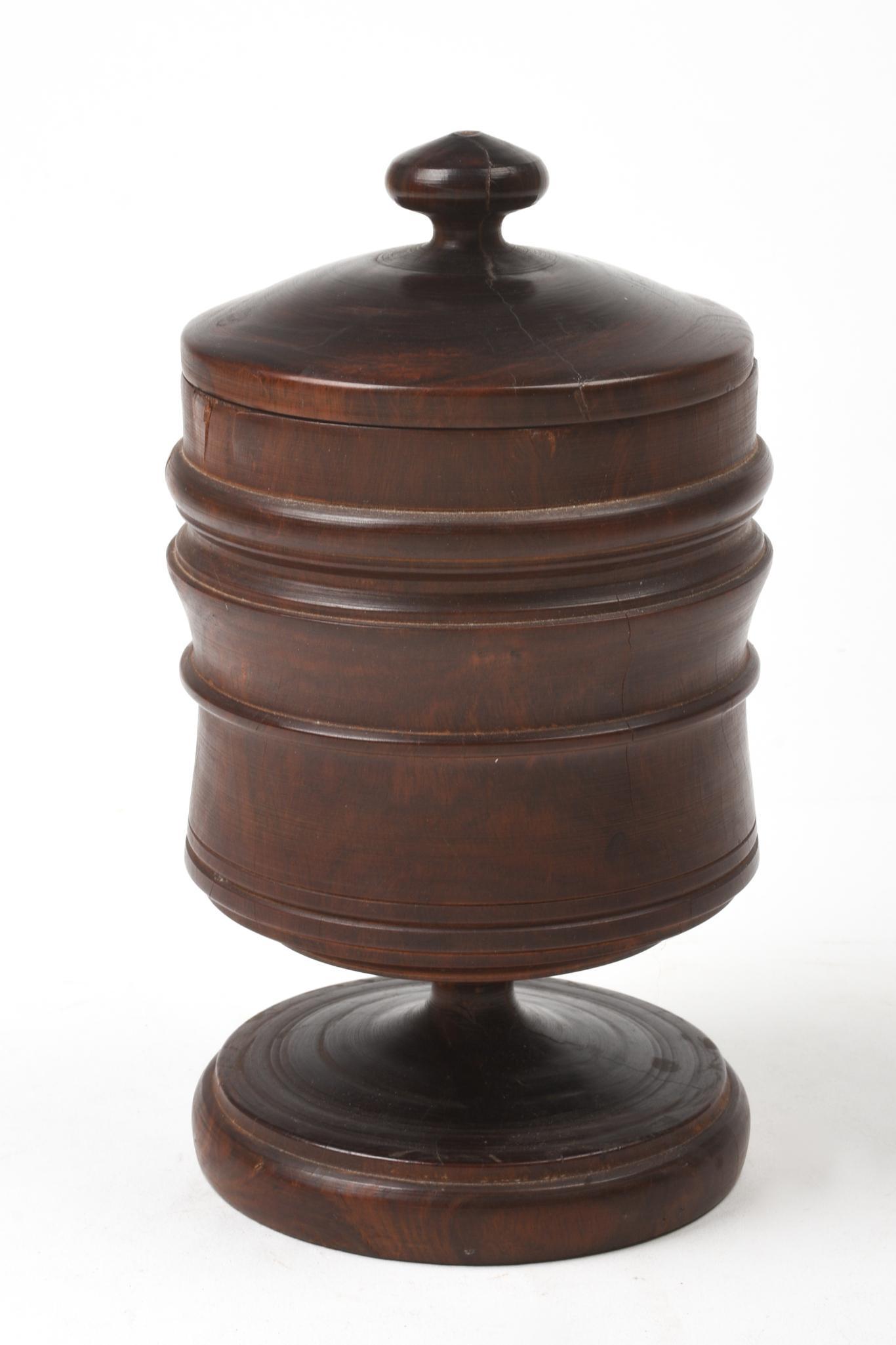 Lignum Vitae Tobacco Box. (1 of 2)