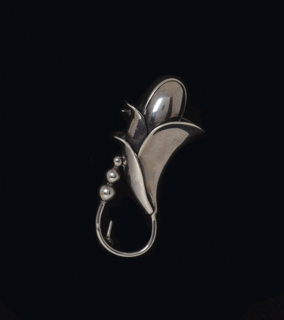 La Paglia Sterling Pin.: Danish style and design. Great condition. Length 2.25 inches.