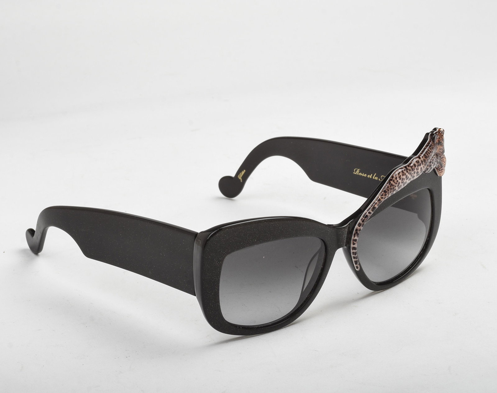 Pair of Anna-Karin Karlsson Leopard Sunglasses.: Exclusively made for Neiman Marcus.