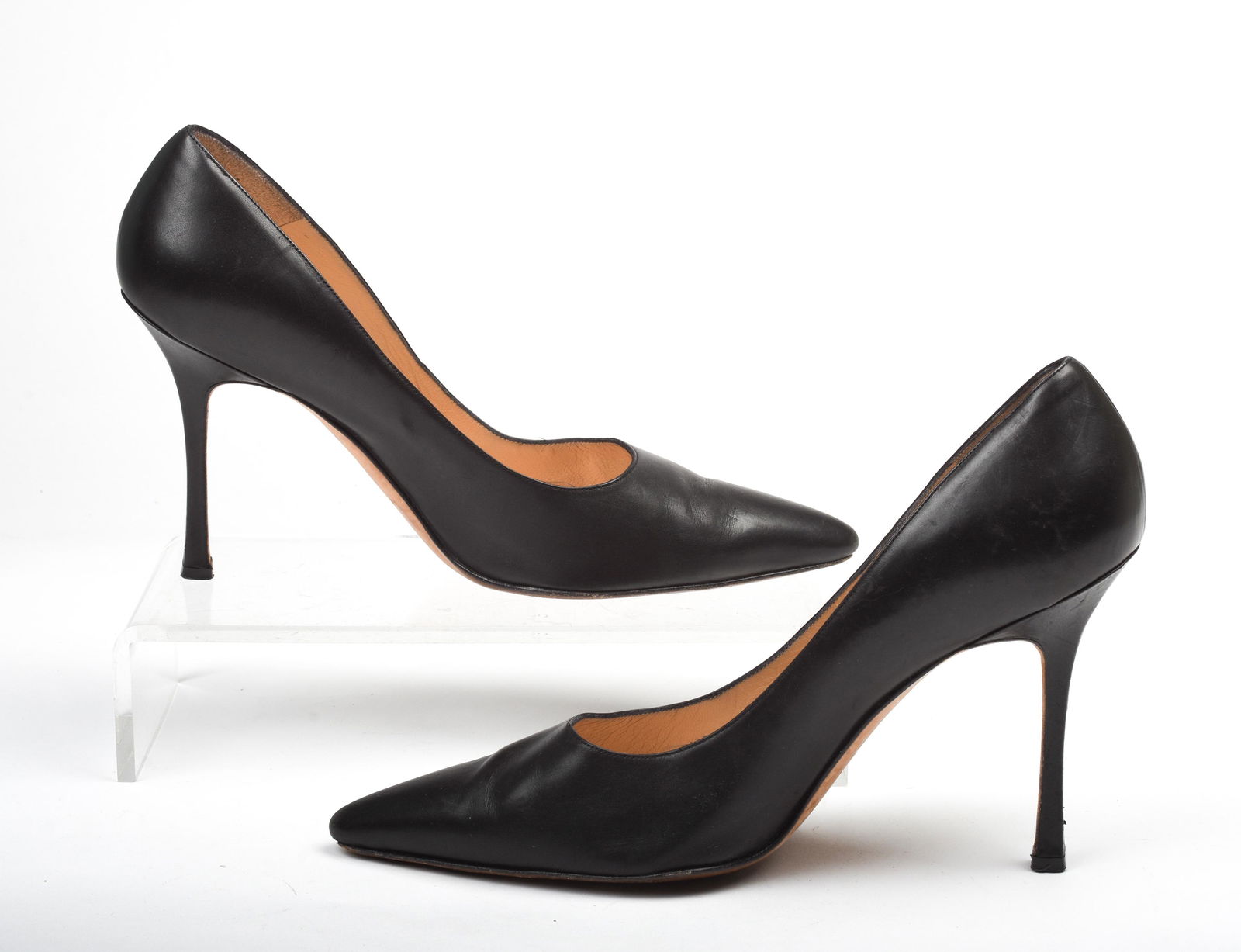 Pair of Black Manolo Blahnik Heels. (1 of 5)