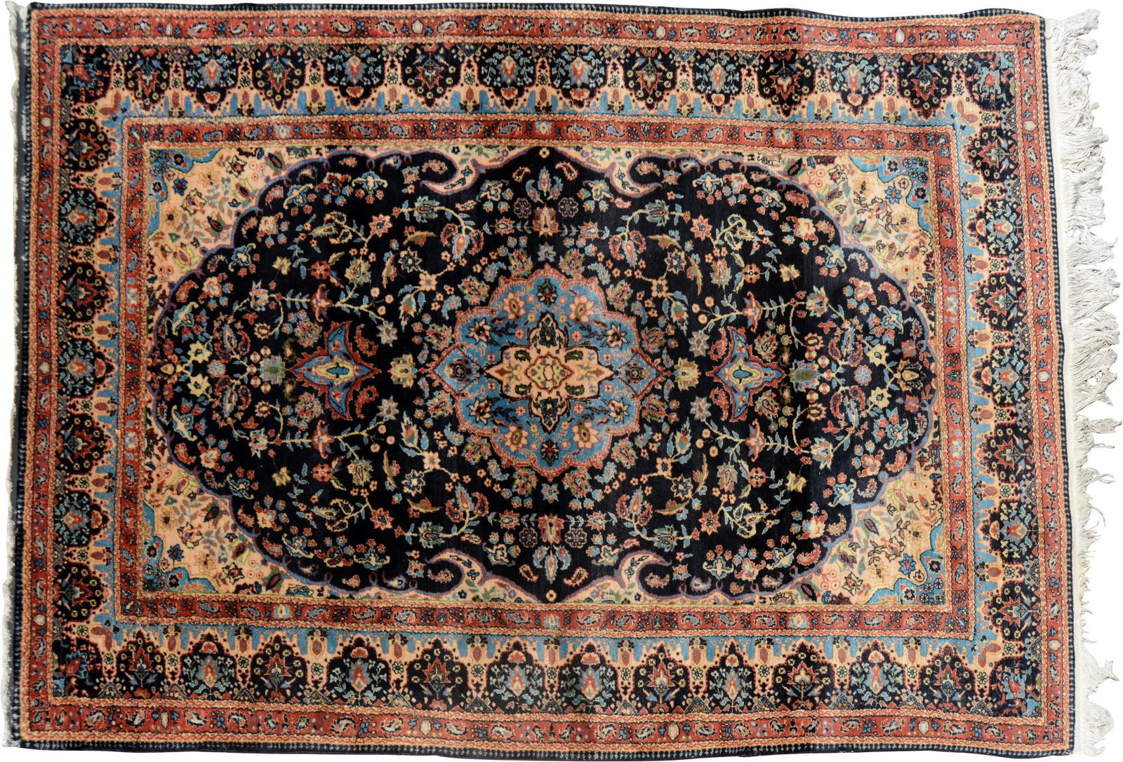 Tabriz Rug, Northwest Persia, Mid-20th Century. (1 of 3)