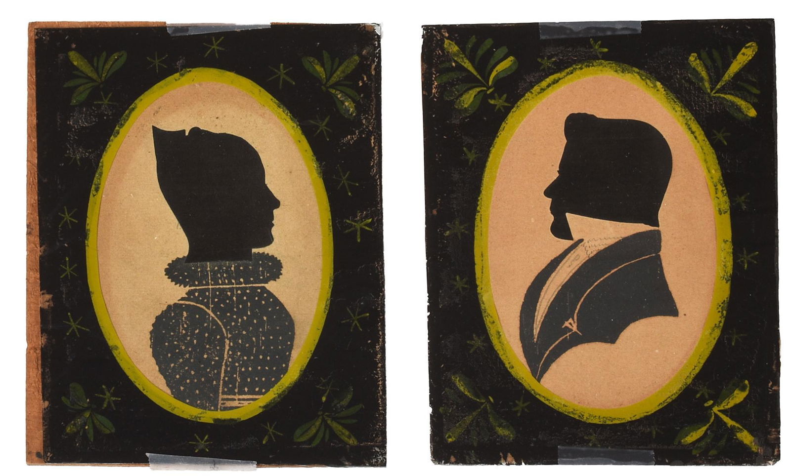 Pair of 19th Century Silhouette Portraits. (1 of 2)