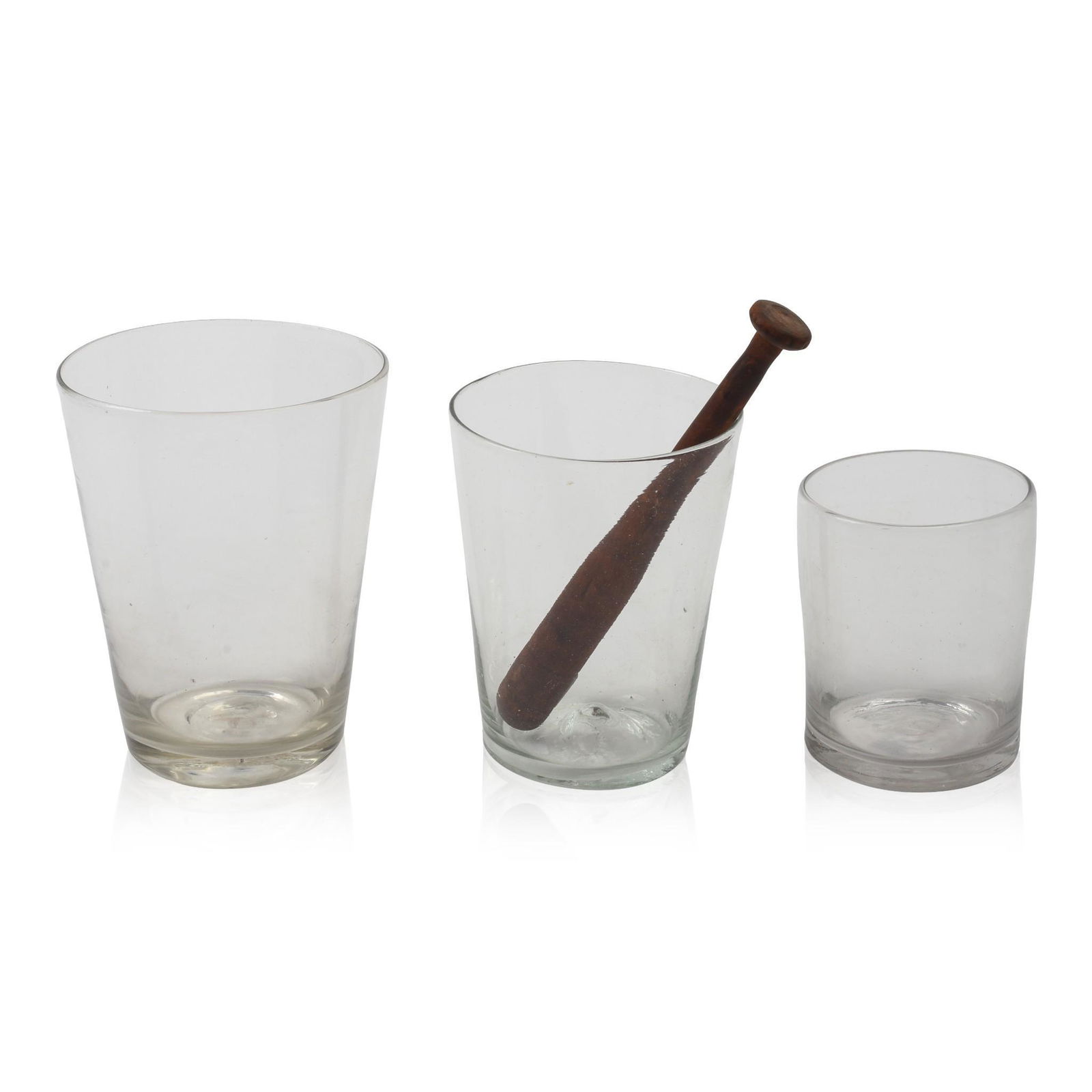 Two Early American Flip Glasses. (1 of 2)