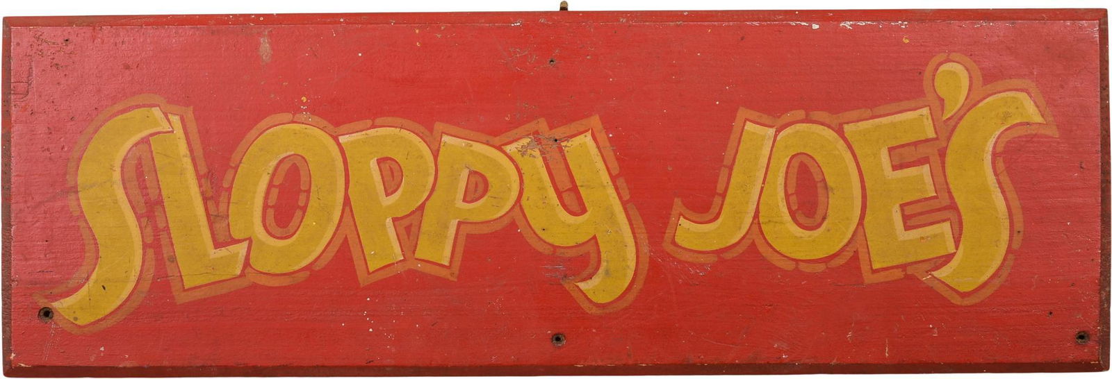 Sloppy Joe's Sign, Early 20th Century. (1 of 2)