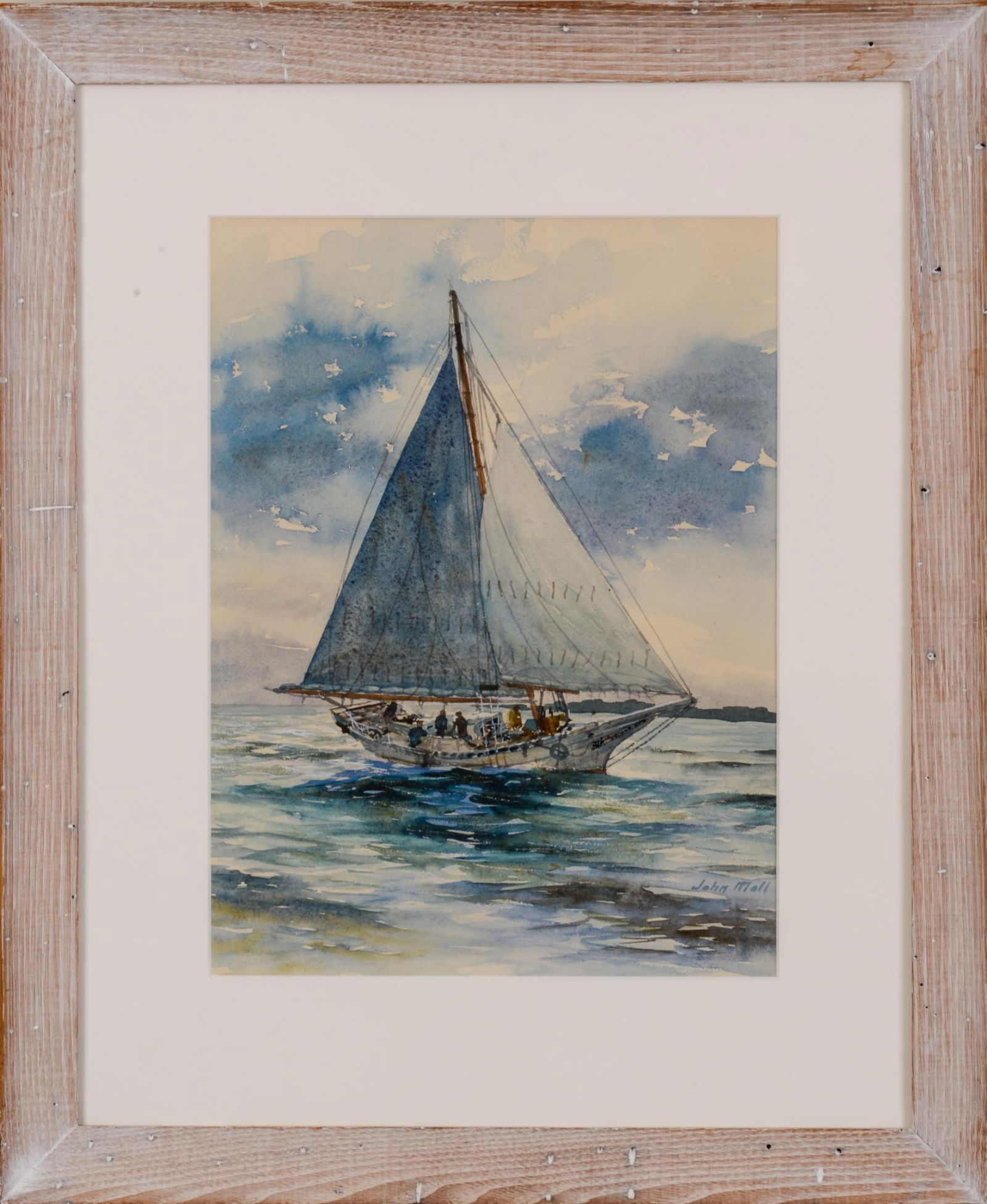 John B. Moll. Chesapeake Bay Skipjack Schooner. (1 of 3)