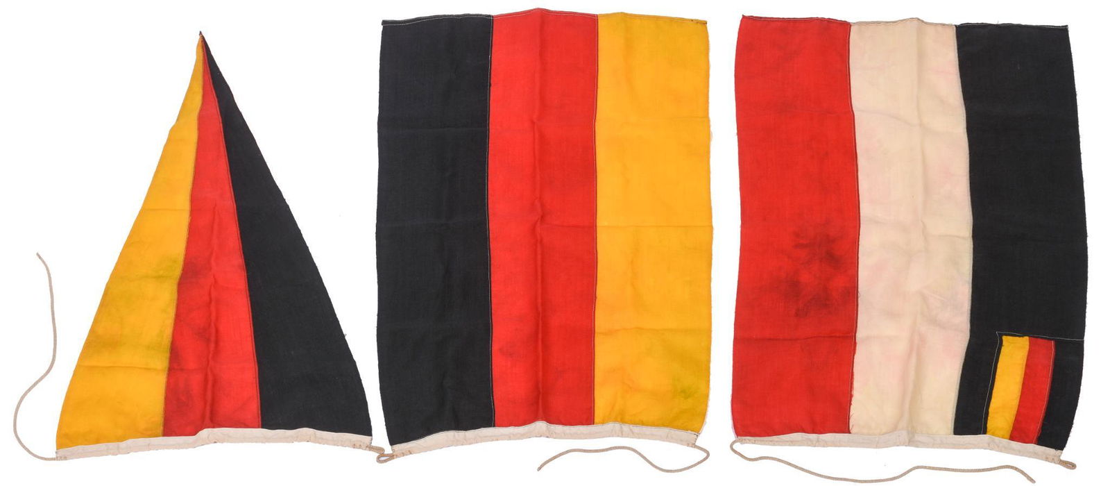 Three German Nautical / Maritime Flags. (1 of 1)
