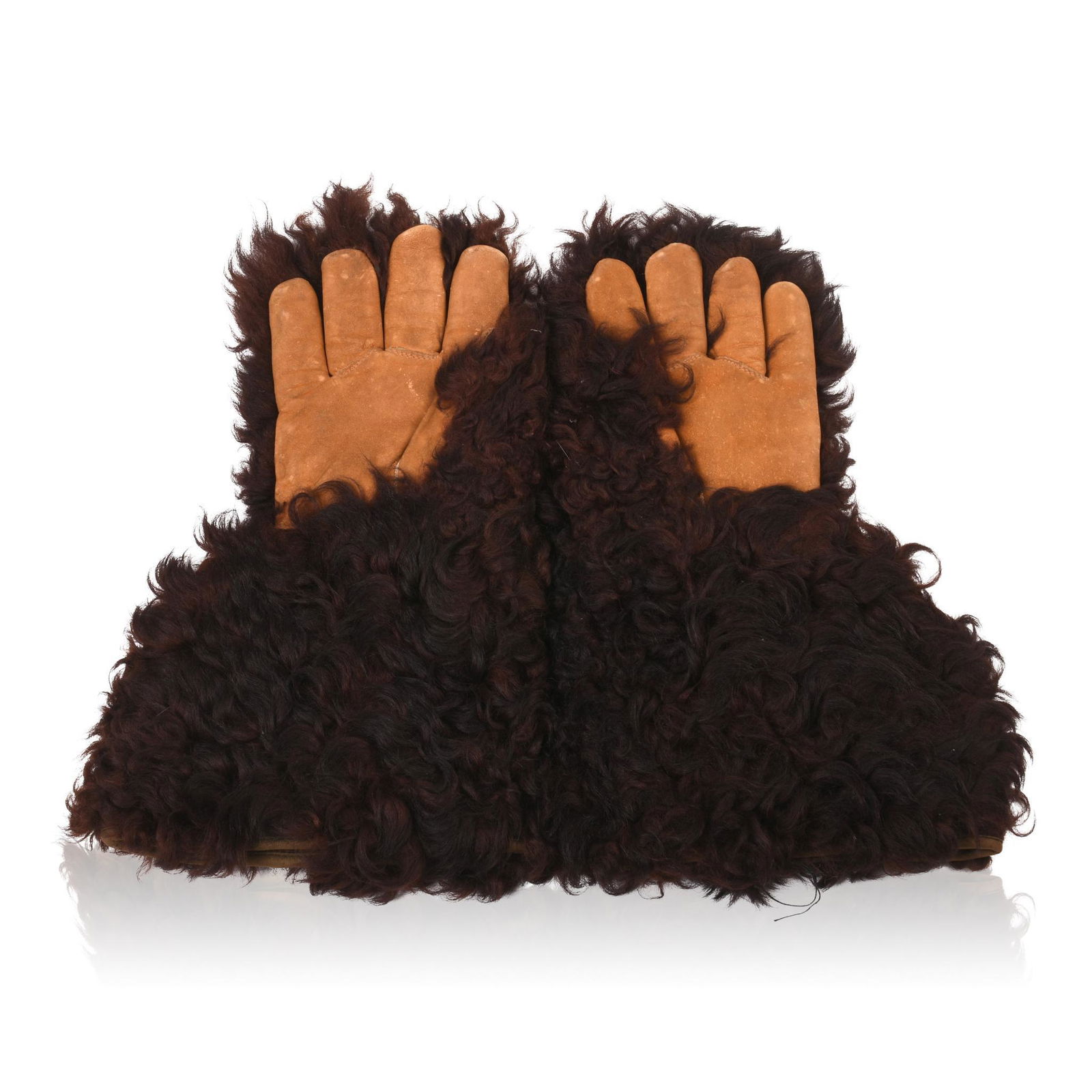 Pair of Bearskin Gloves. (1 of 2)