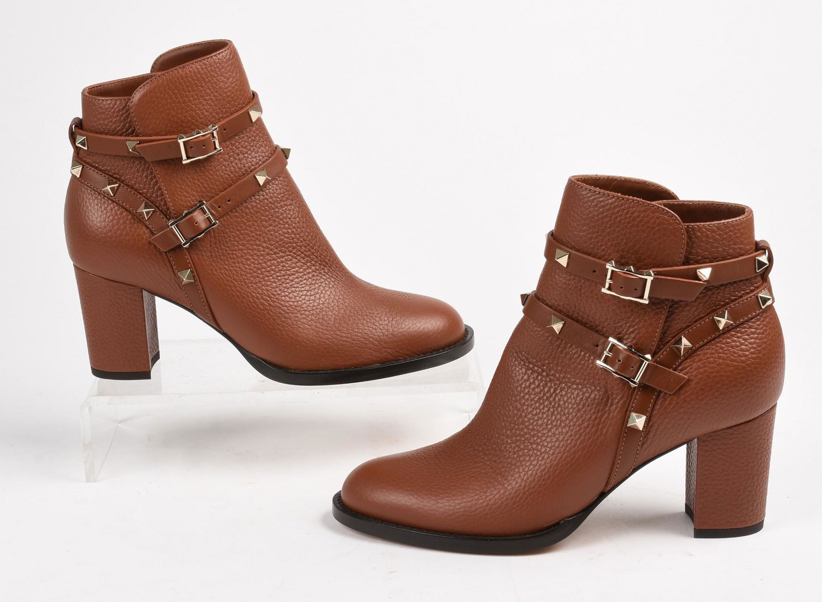 NIB Valentino Cognac Boots. (1 of 7)