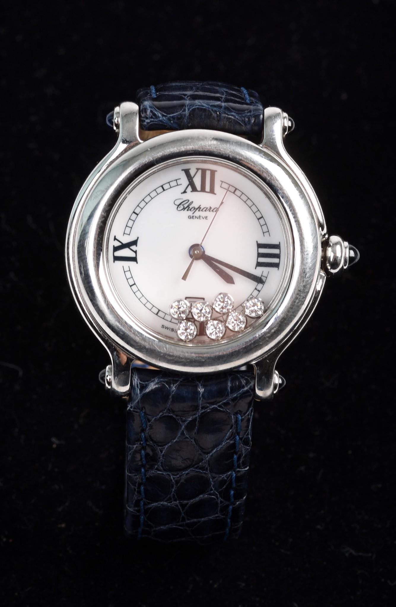 Chopard Happy Face Lady's Watch With Diamonds. (1 of 4)